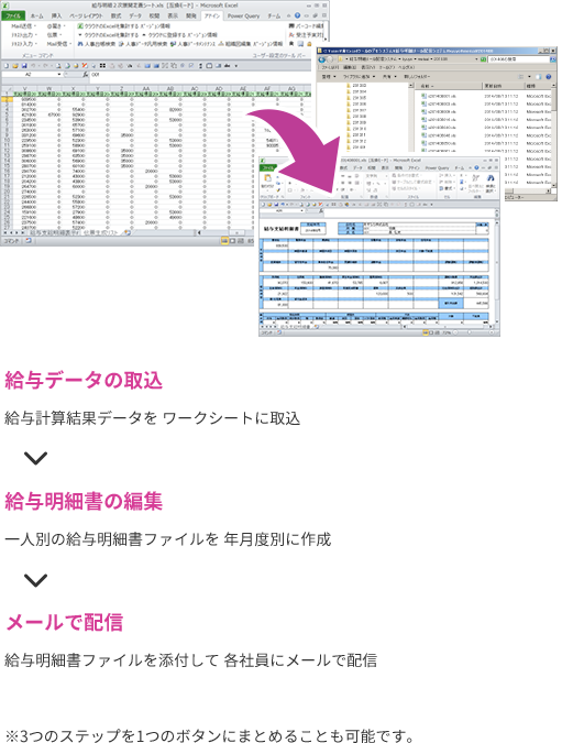 ＠驚きの活用事例/給与明細書をメールで配信する